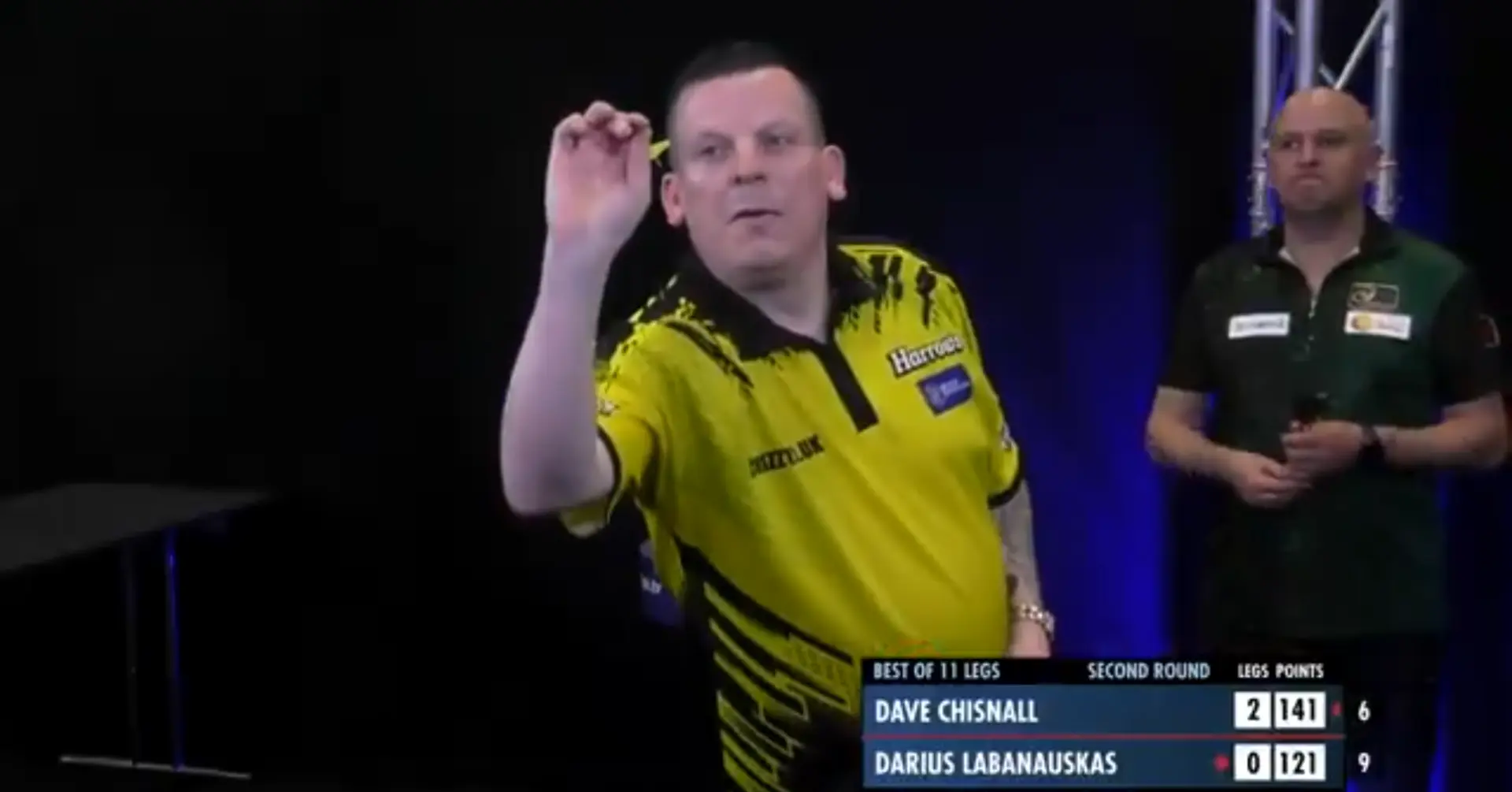 VIDEO: Zwei 9-Darter bei Players Championship 15 – Dave Chisnall und Luke Woodhouse glänzen mit Perfektion
