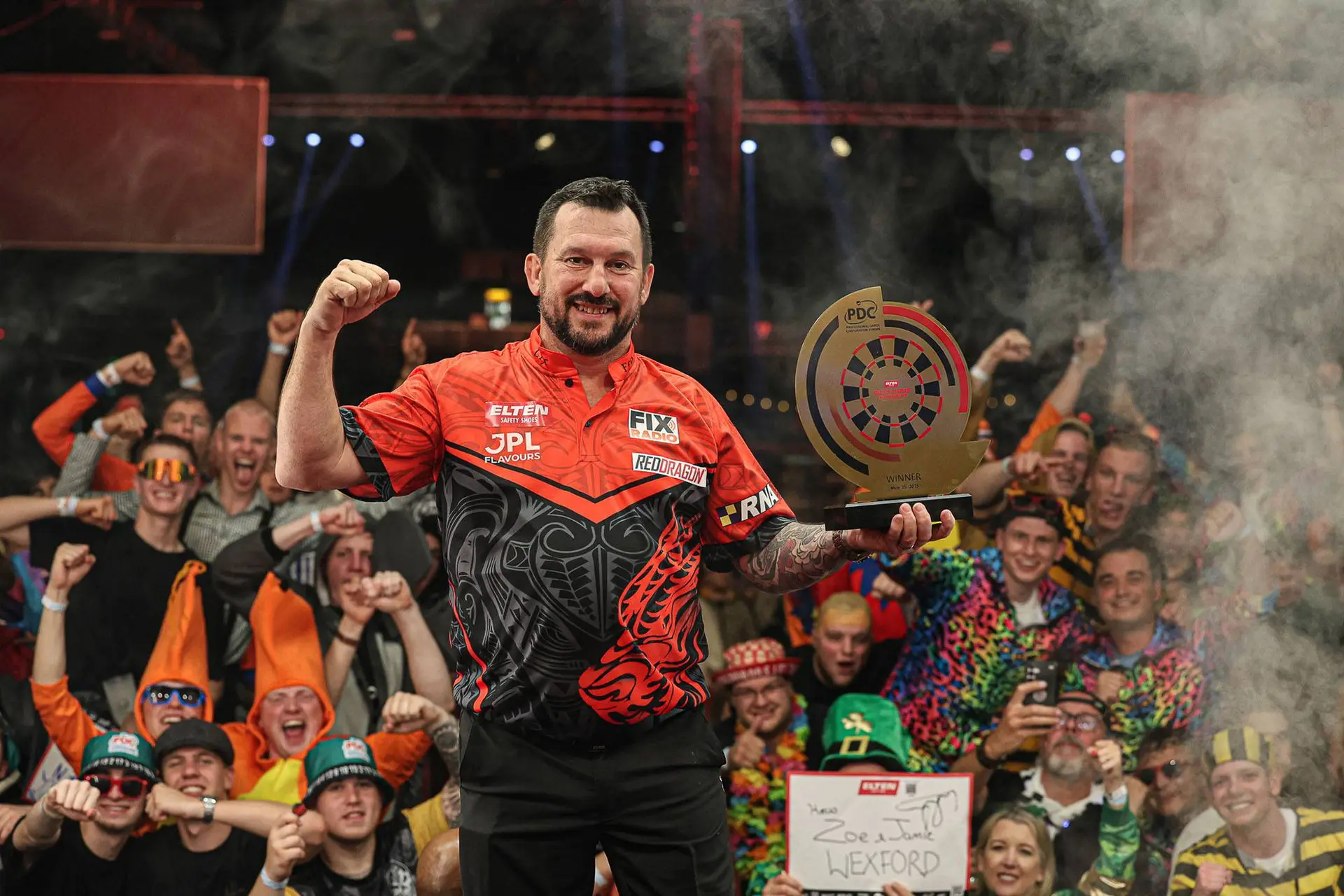"Das wird langsam zu meinem Lieblingsplatz" - Jonny Clayton gewinnt die Dutch Darts Championship