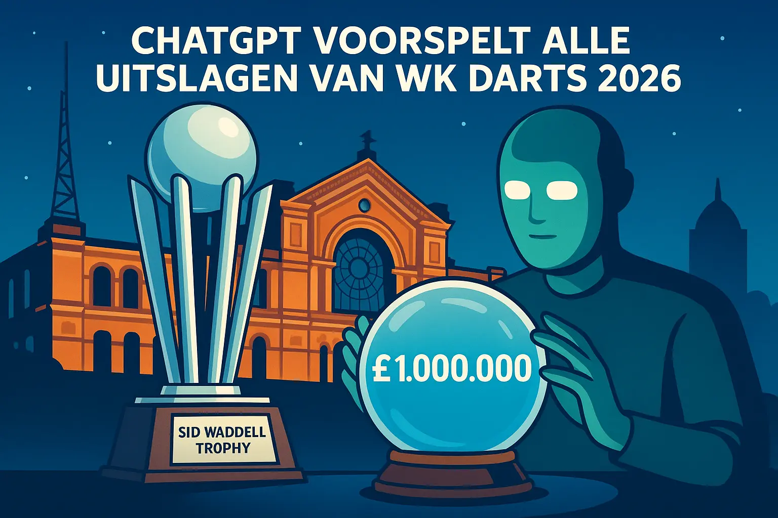 KI sagt alle Ergebnisse der Darts WM 2026 voraus: Wer wird die erste Rekordmillion im Ally Pally gewinnen?