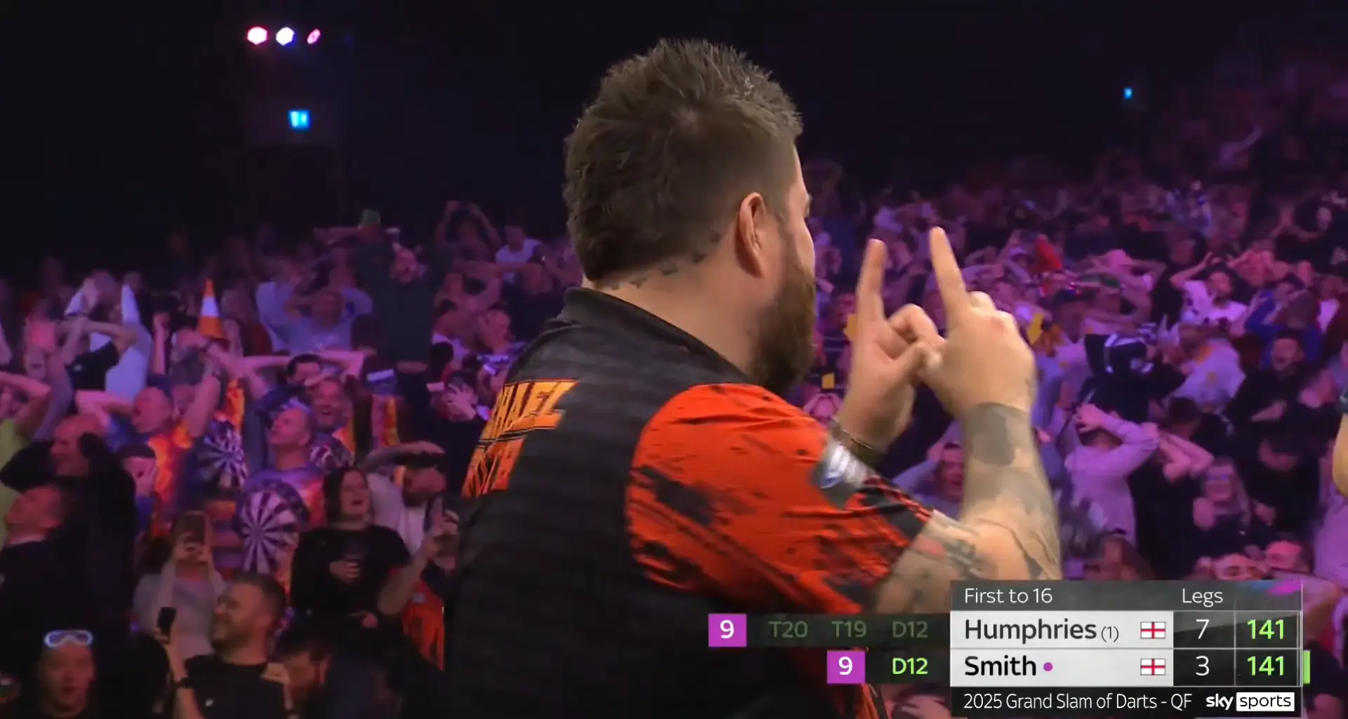 VIDEO | „They are both on nines!“ - Michael Smith verpasst 9-Darter zu ikonischem Wayne-Mardle-Kommentar
