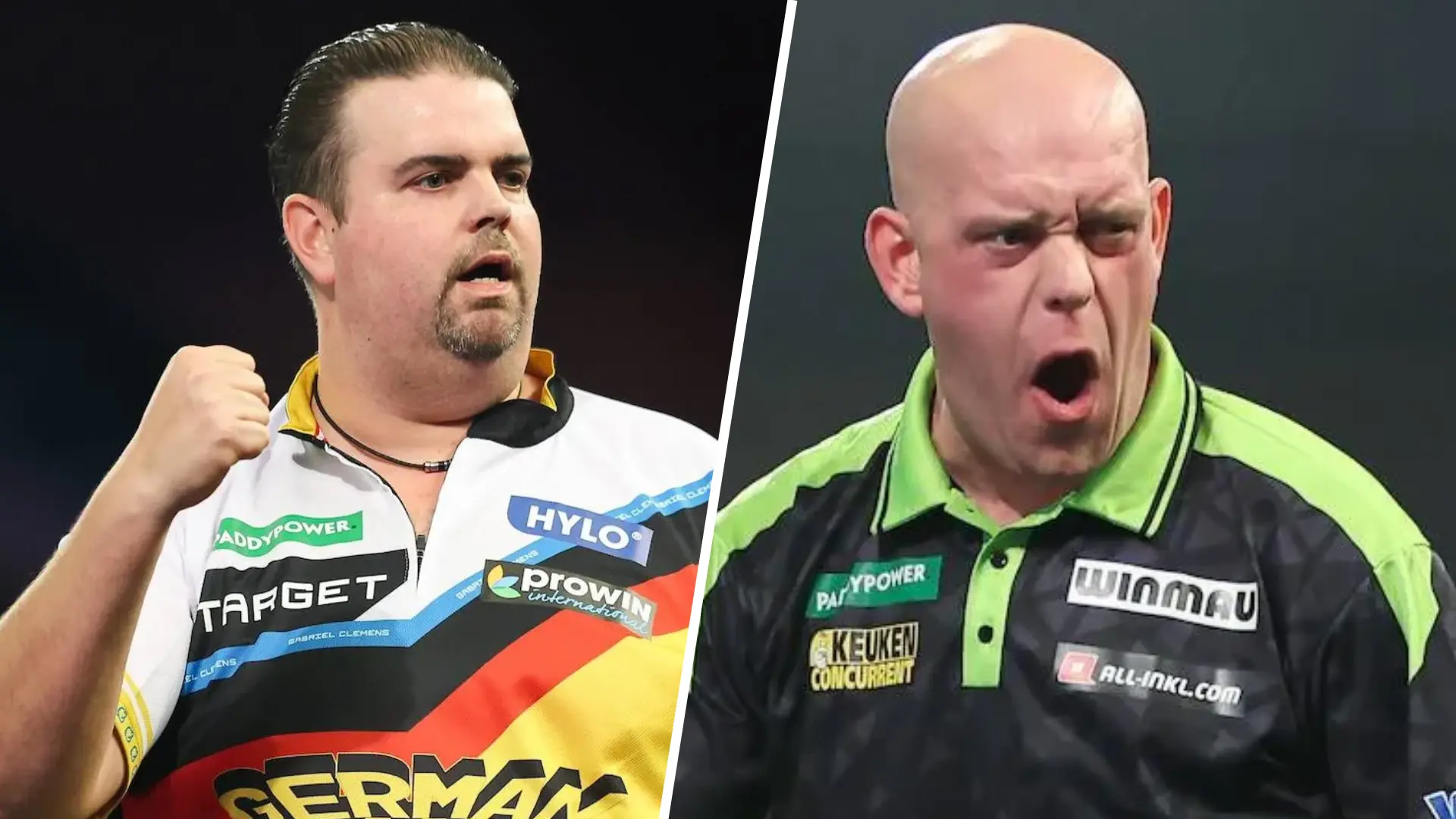 Vorschau auf den Sonntagabend der Darts WM: Gabriel Clemens und Arno Merk im Duell mit zwei Weltmeistern
