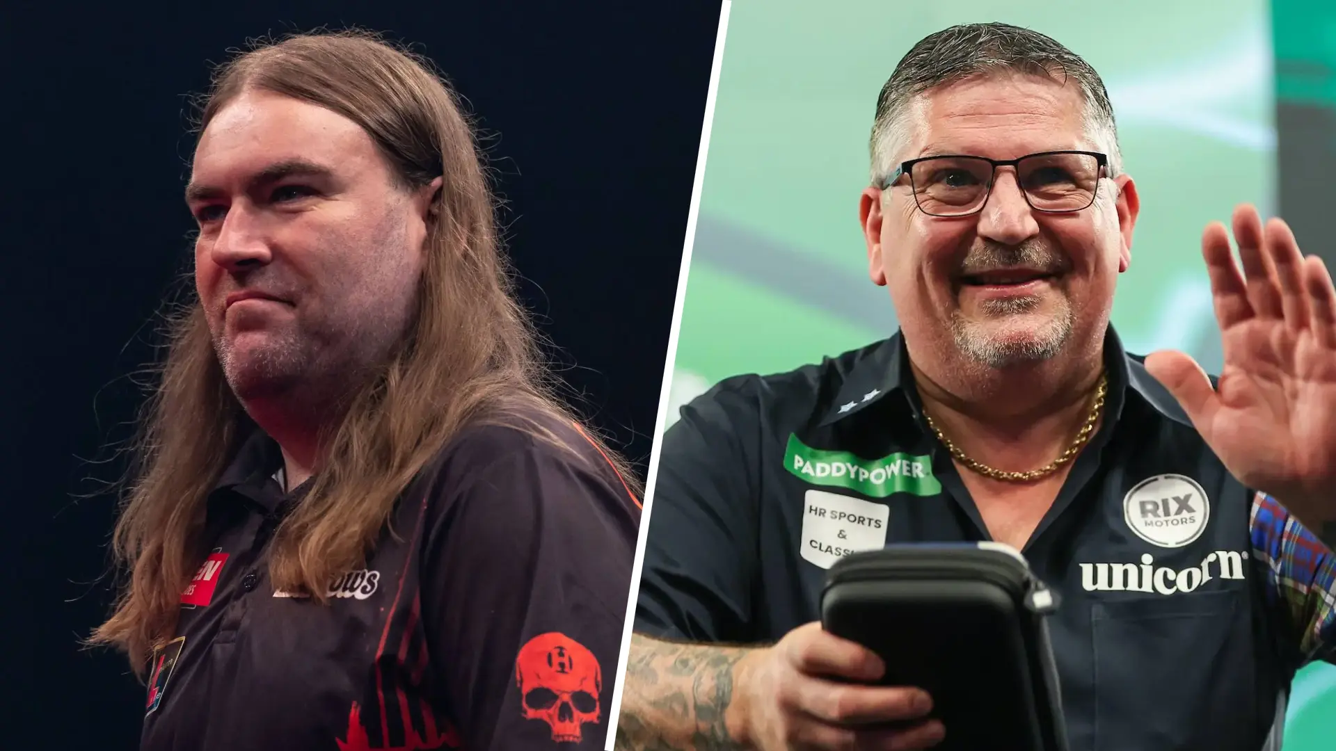 Ryan Searle and Gary Anderson