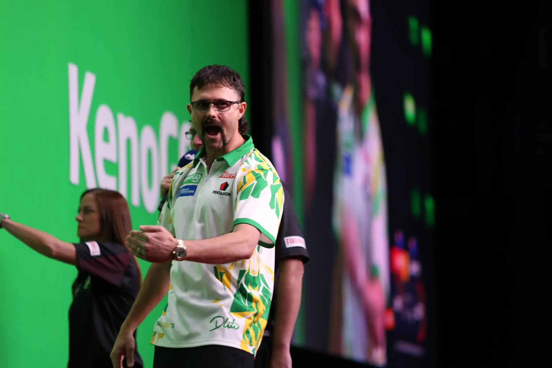 Damon Heta at the 2026 Australian Darts Masters