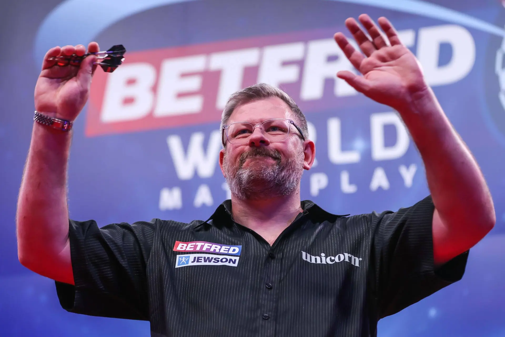 James Wade at the 2026 World Matchplay