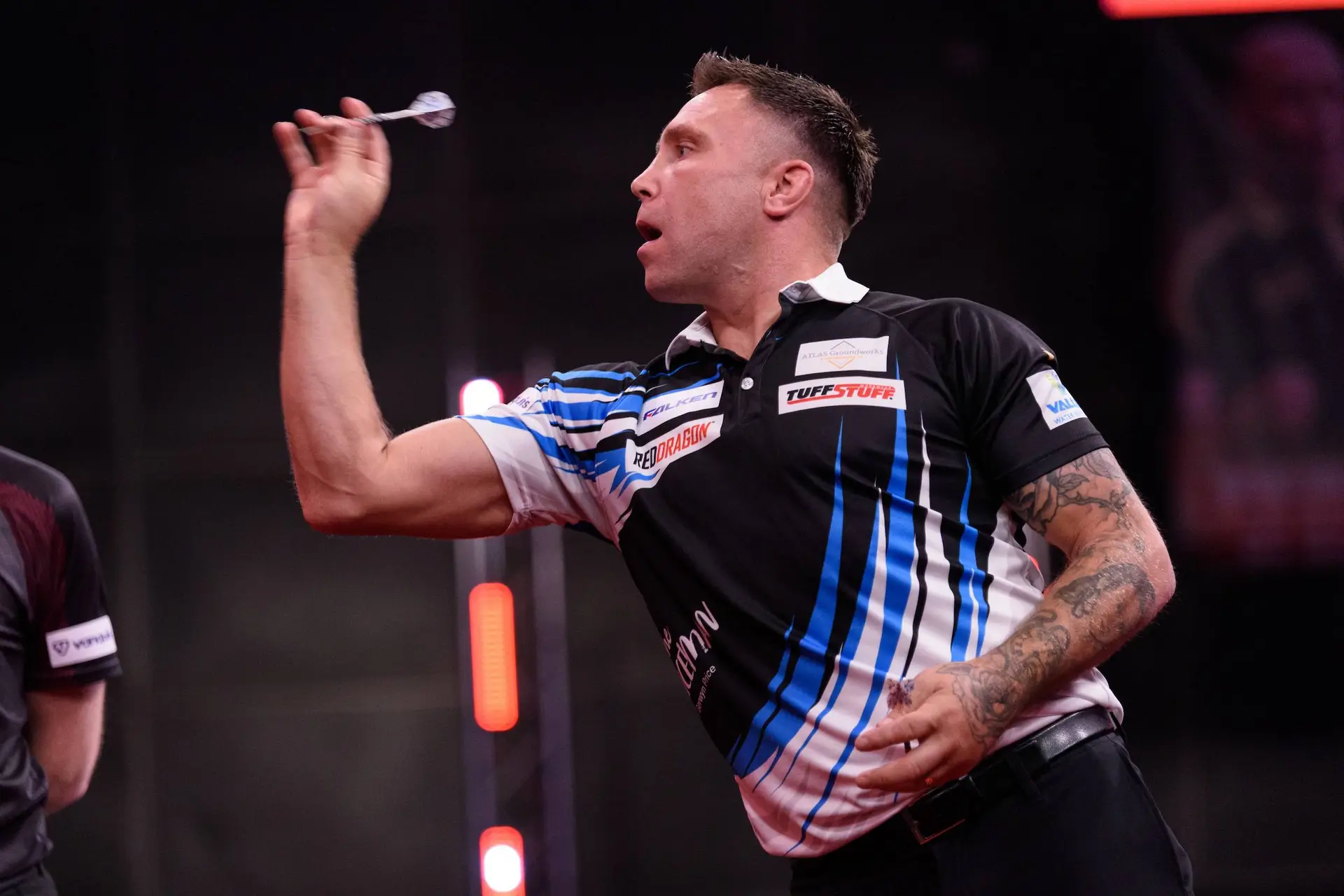 Gerwyn Price in Aktion