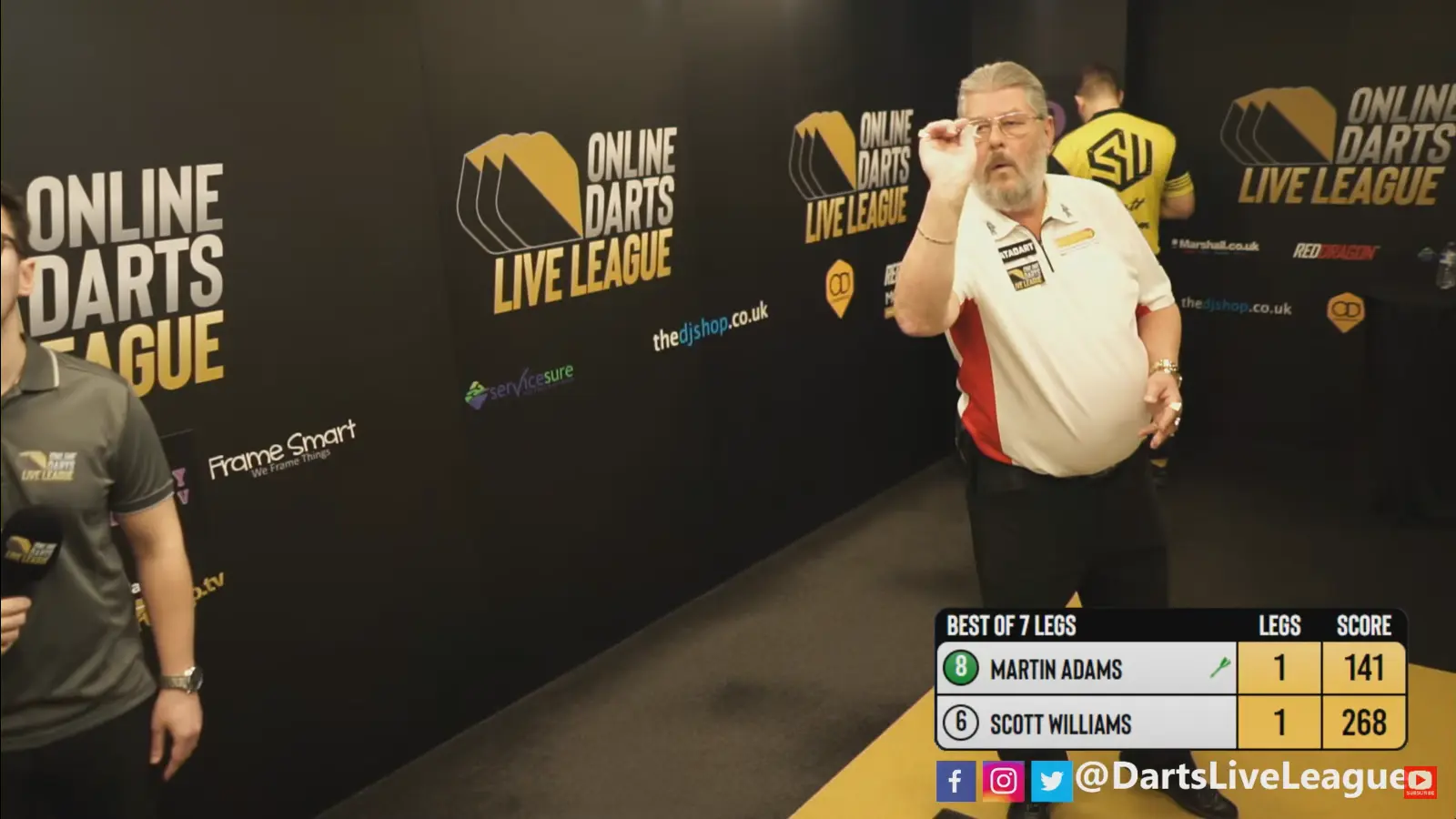 VIDEO: Adams gooit opnieuw negendarter in Online Darts League