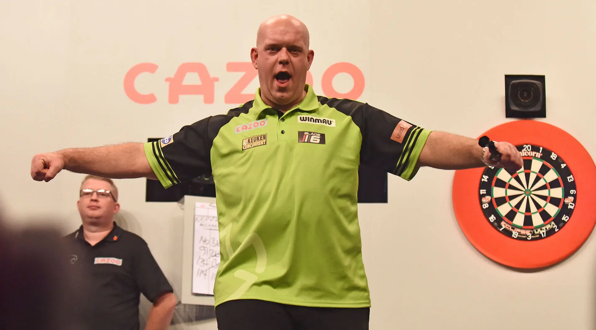Van Gerwen met hoogste gemiddelde ooit op Grand Slam of Darts langs Cullen