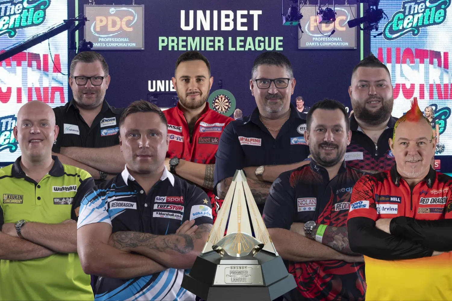 Line-up voor Premier League Darts 2022 bekendgemaakt
