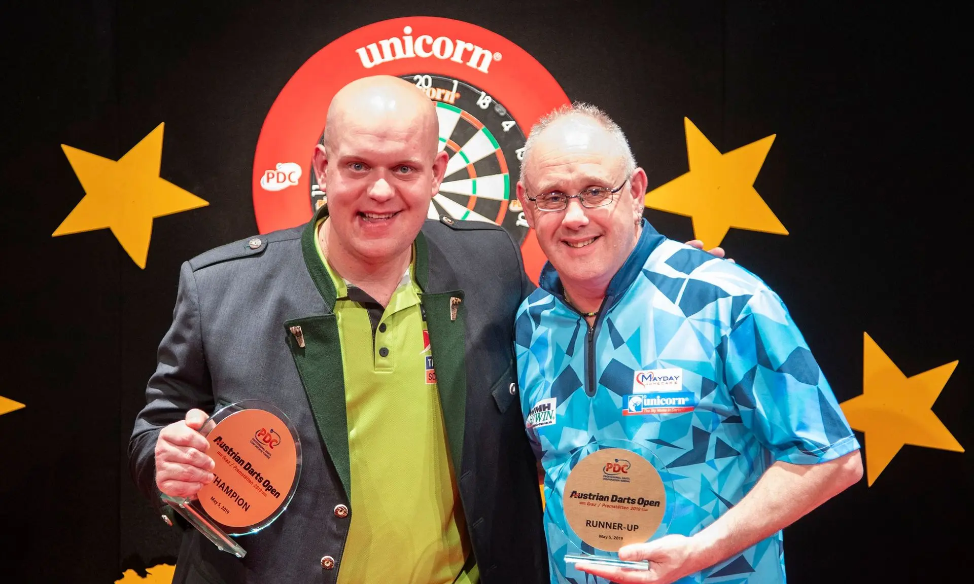 Deze bijzondere prijs krijgt de winnaar van de Austrian Darts Open