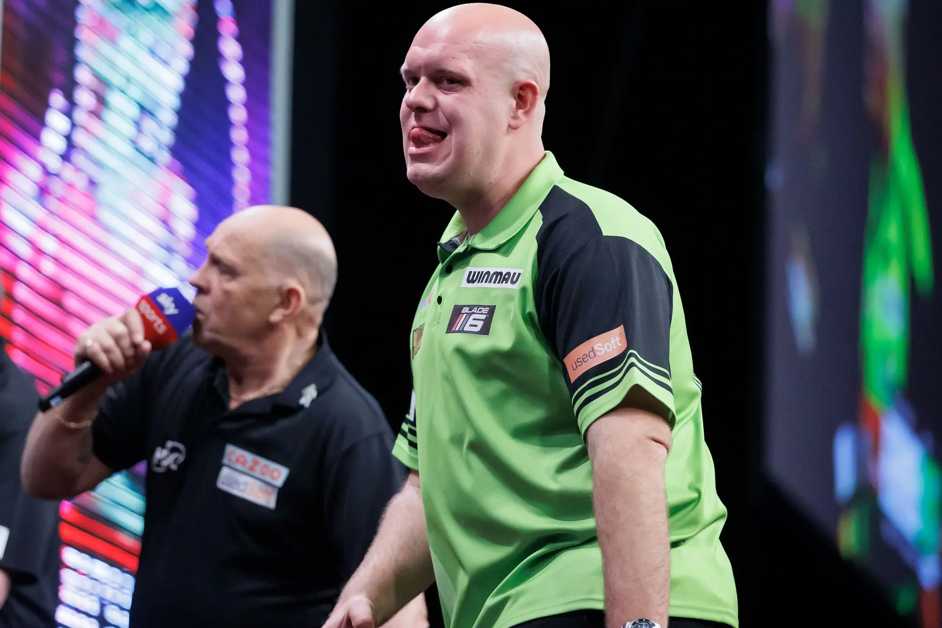Gemiste dubbels kosten Van Gerwen de kop tegen Wade in Dublin