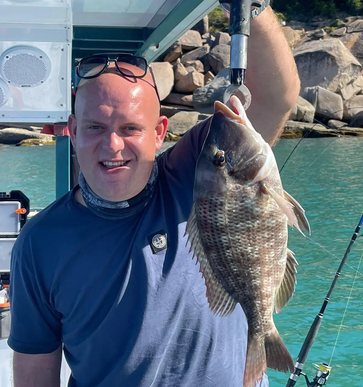 Een echte 'Big Fish' voor Van Gerwen tijdens vistocht