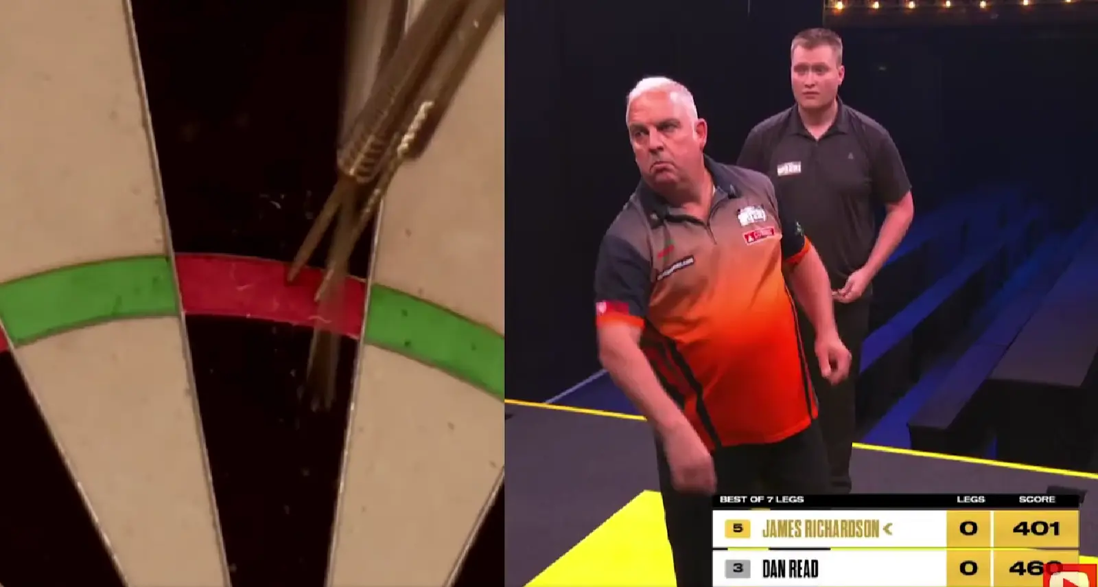 VIDEO: Richardson gooit bizarre 180-score in MODUS Super Series