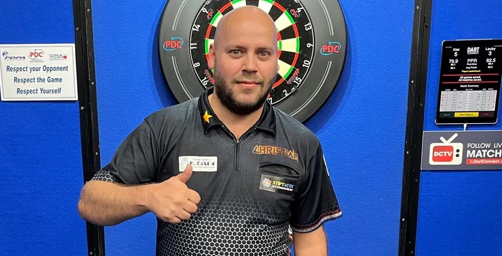 Kist zorgt voor nieuw Nederlands succes op PDC Challenge Tour