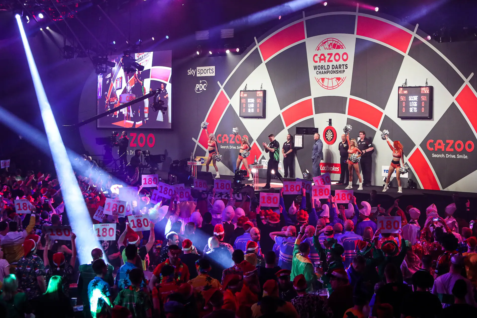 De dertigste editie van het PDC WK Darts samengevat in nummers