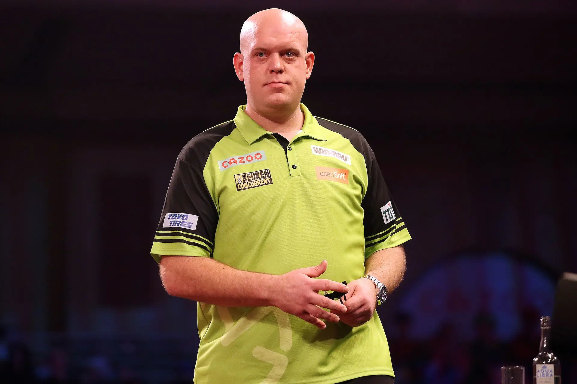 WK-droom Michael van Gerwen spat uiteen tegen Scott Williams