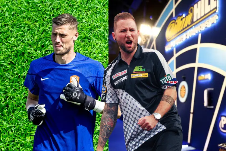 Oranje-doelman Andries Noppert blijkt verre familie van darter Danny Noppert