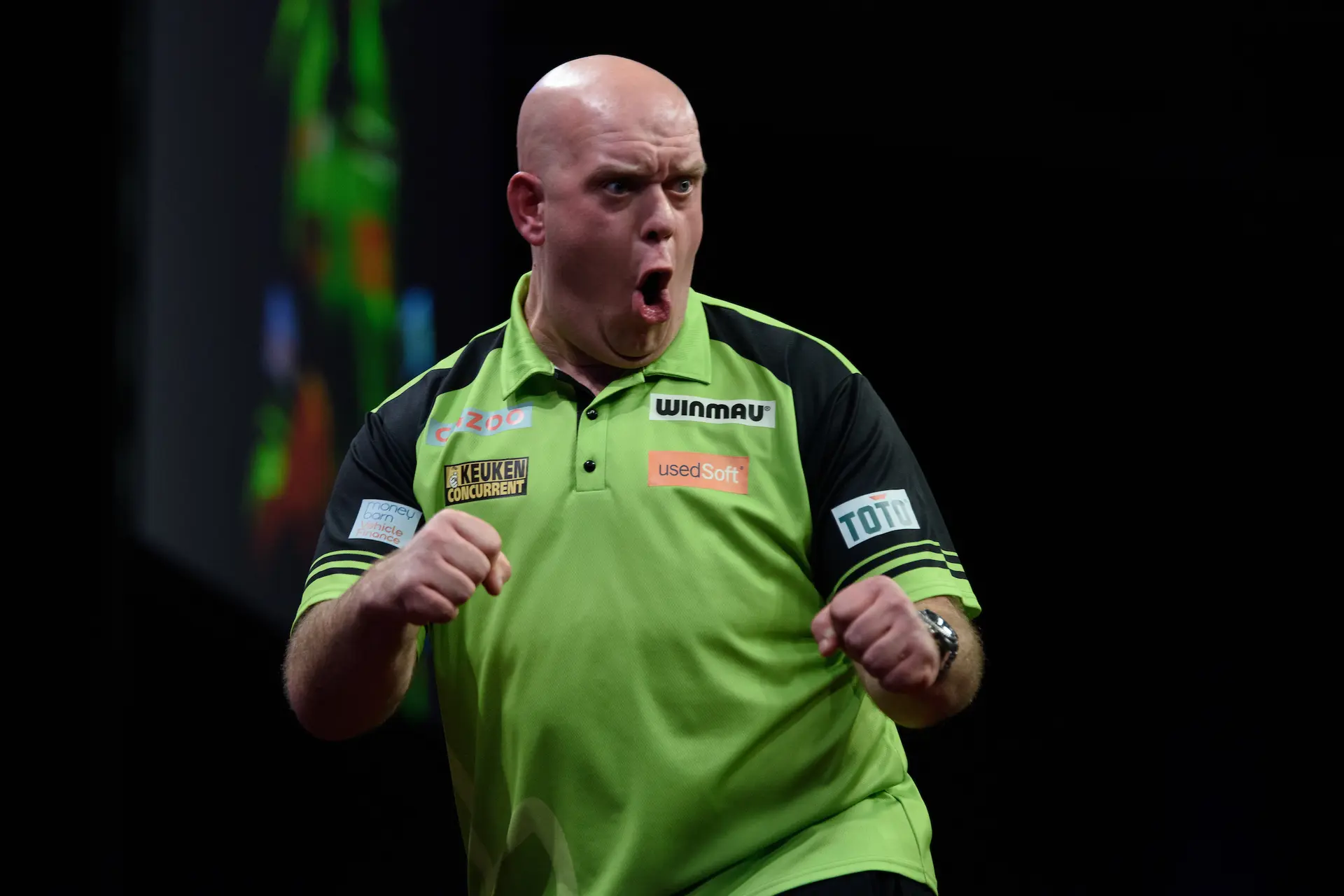 Geen speler wist in 2023 net zoveel 170 finishes te gooien als Van Gerwen