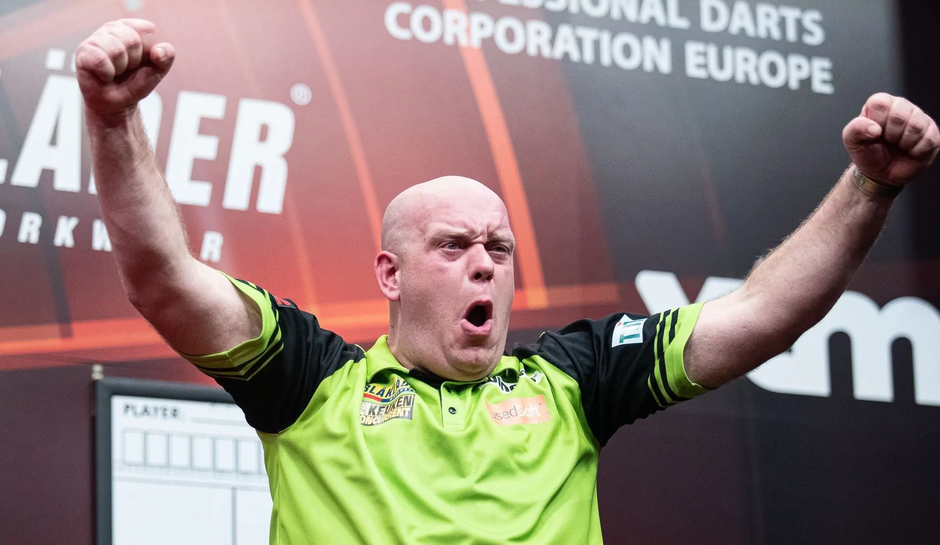 Van Gerwen schuift op naar tweede plek op wereldranglijst na eindzege op Belgian Darts Open