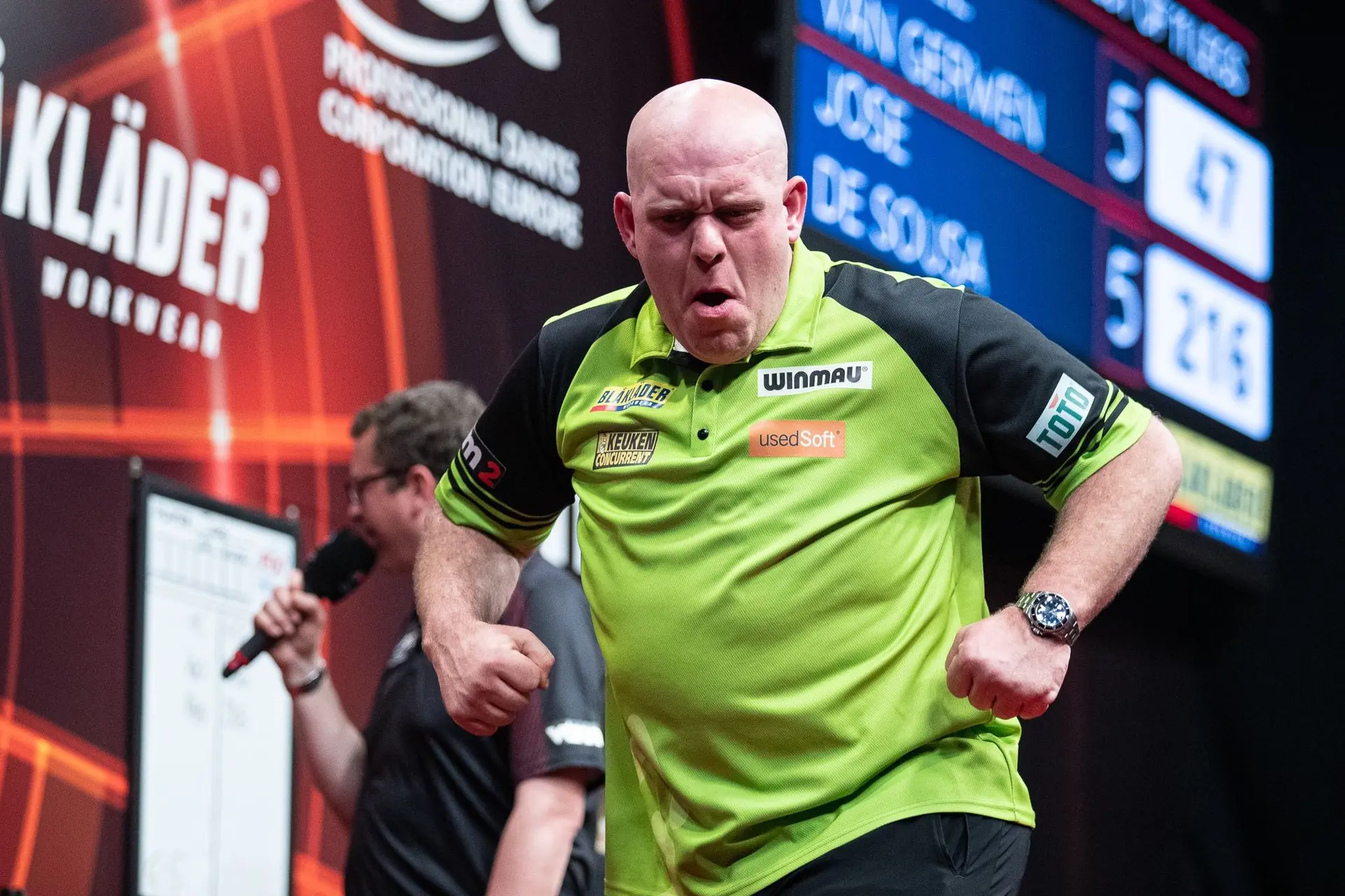 Van Gerwen verovert eerste Euro Tour-titel van het seizoen op Belgian Darts Open