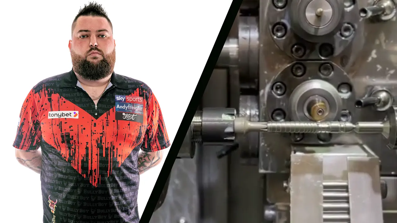 VIDEO: Michael Smith geeft uniek inkijkje in hoe zijn nieuwe dartpijlen worden gemaakt