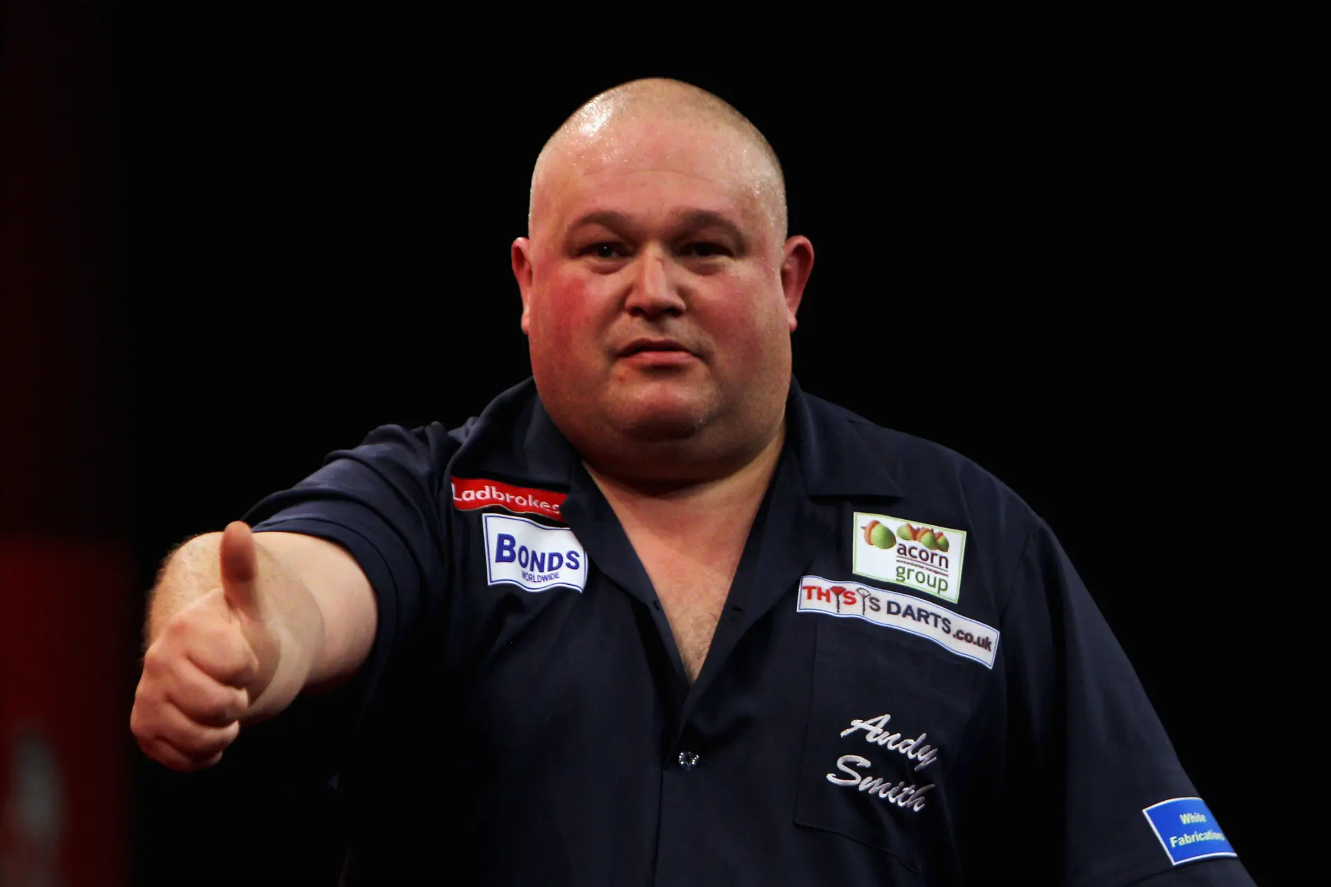 VERGETEN DARTERS: Andy 'The Pie Man' Smith: ijzersterk op de vloertoernooien, maar nooit echt kunnen imponeren op de majors