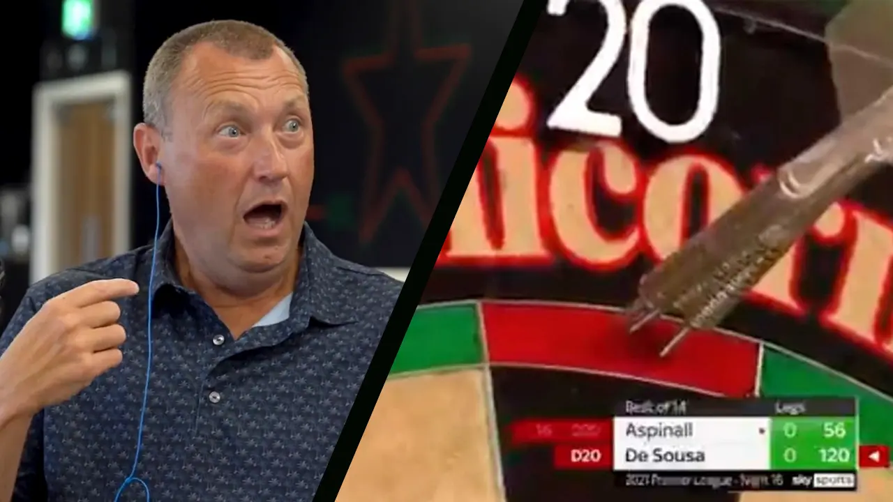 Spraakwaterval Wayne Mardle was stem drie weken kwijt na bizarre finish van José de Sousa