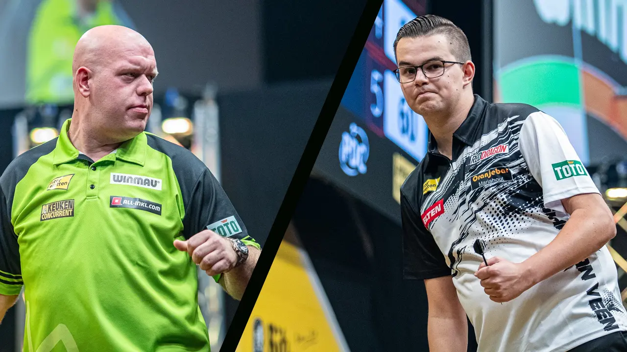 Michael van Gerwen gaat Gian van Veen geen advies geven: ''Waarom zou ik?!''