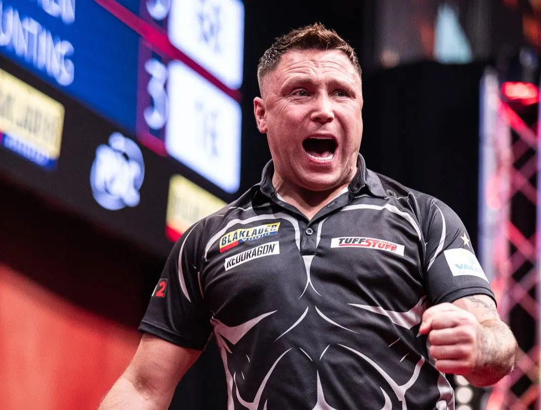 Gerwyn Price het meest trefzeker op dubbel 12, Michael van Gerwen op plaats 3 en Raymond van Barneveld op 4