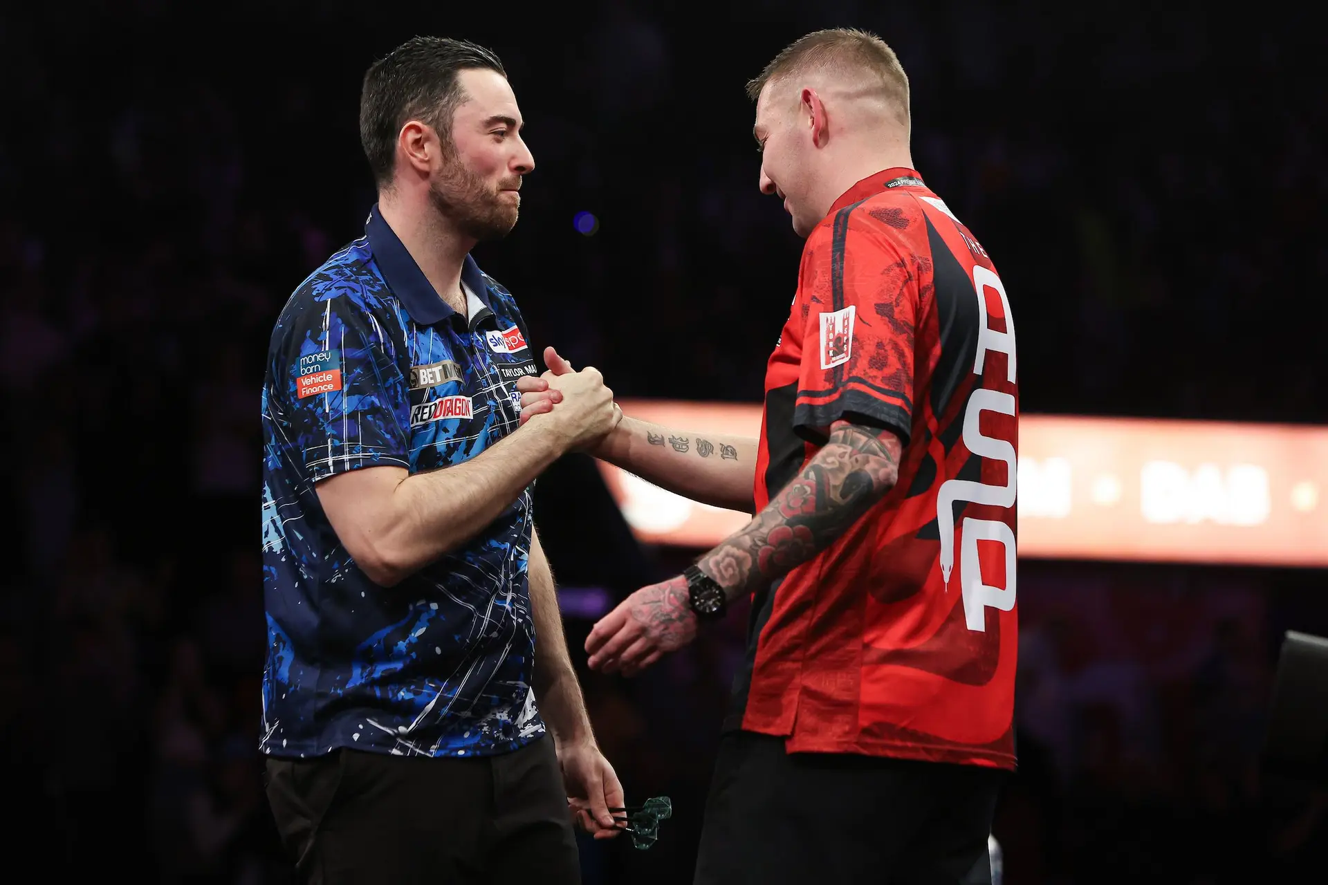 Luke Humphries, Gary Anderson en Nathan Aspinall laten Flanders Darts Trophy schieten