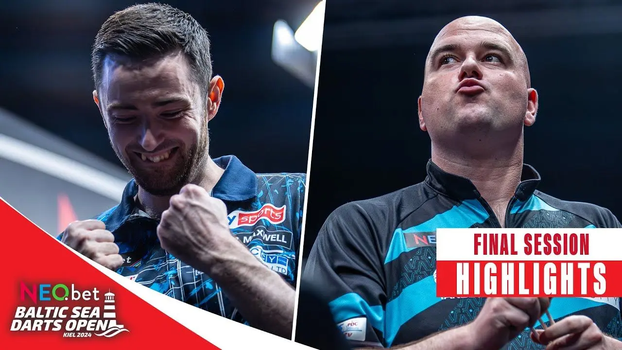 VIDEO: Hoogtepunten finalesessie van Baltic Sea Darts Open met negendarter en verrassende winnaar