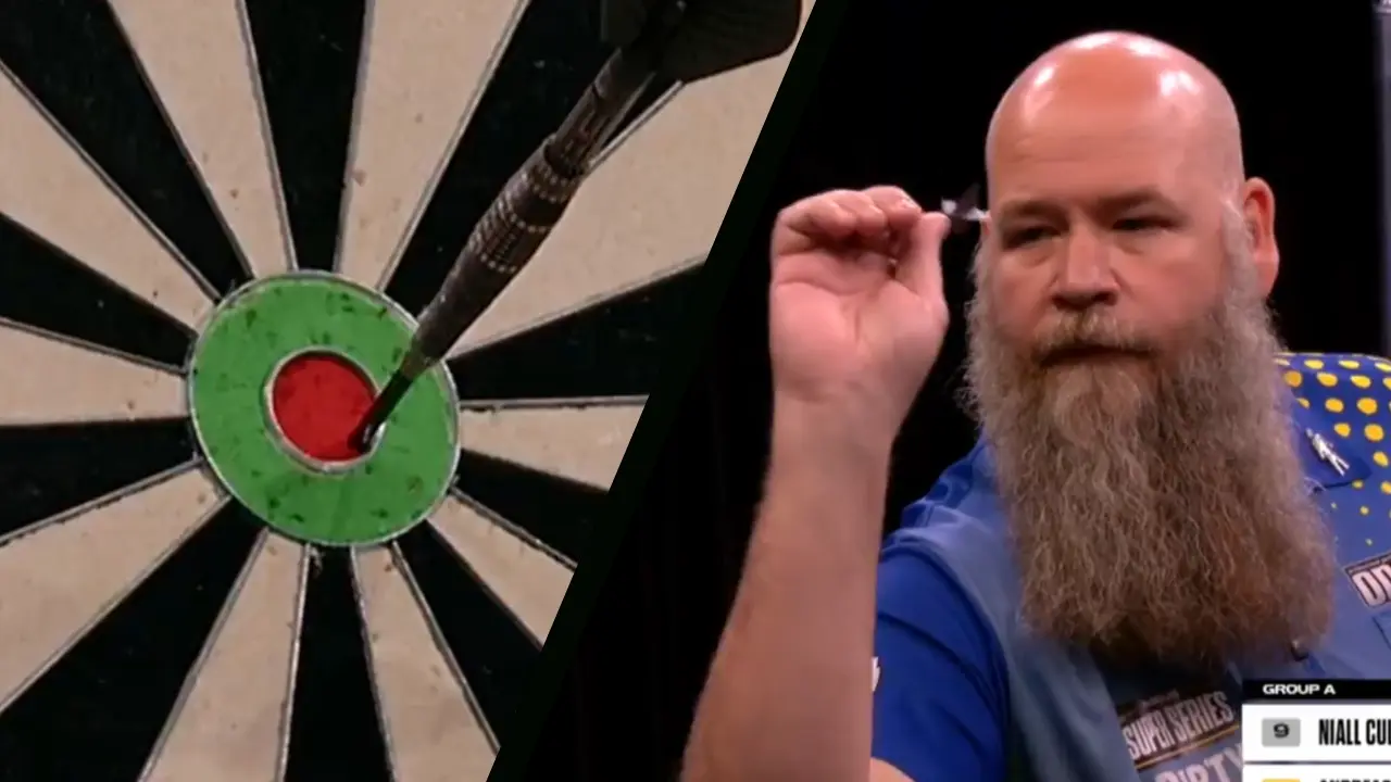 (VIDEO) Bijna de beste negendarter ooit door Andreas Harrysson met driemaal bullseye