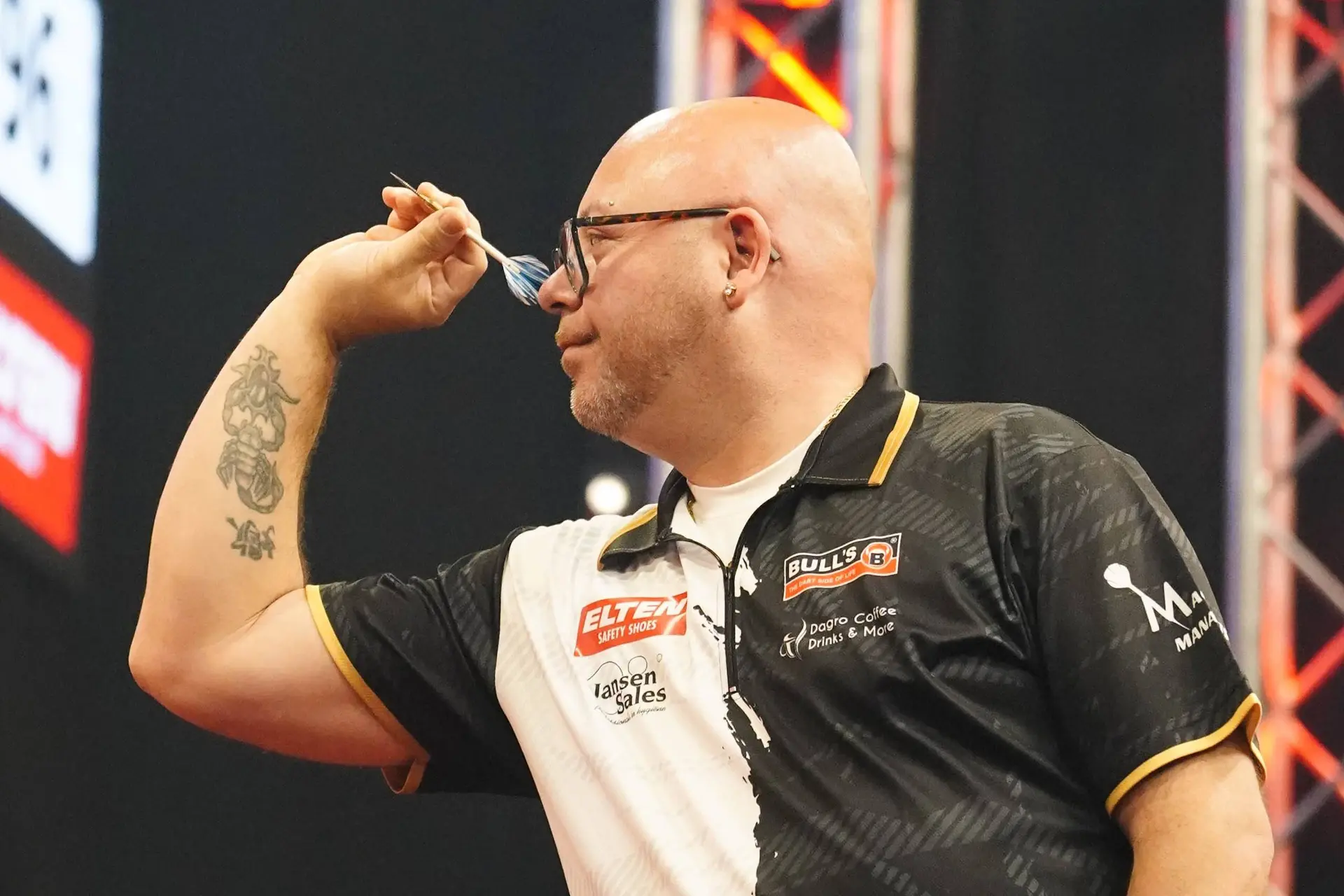 Patrick Geeraets in actie