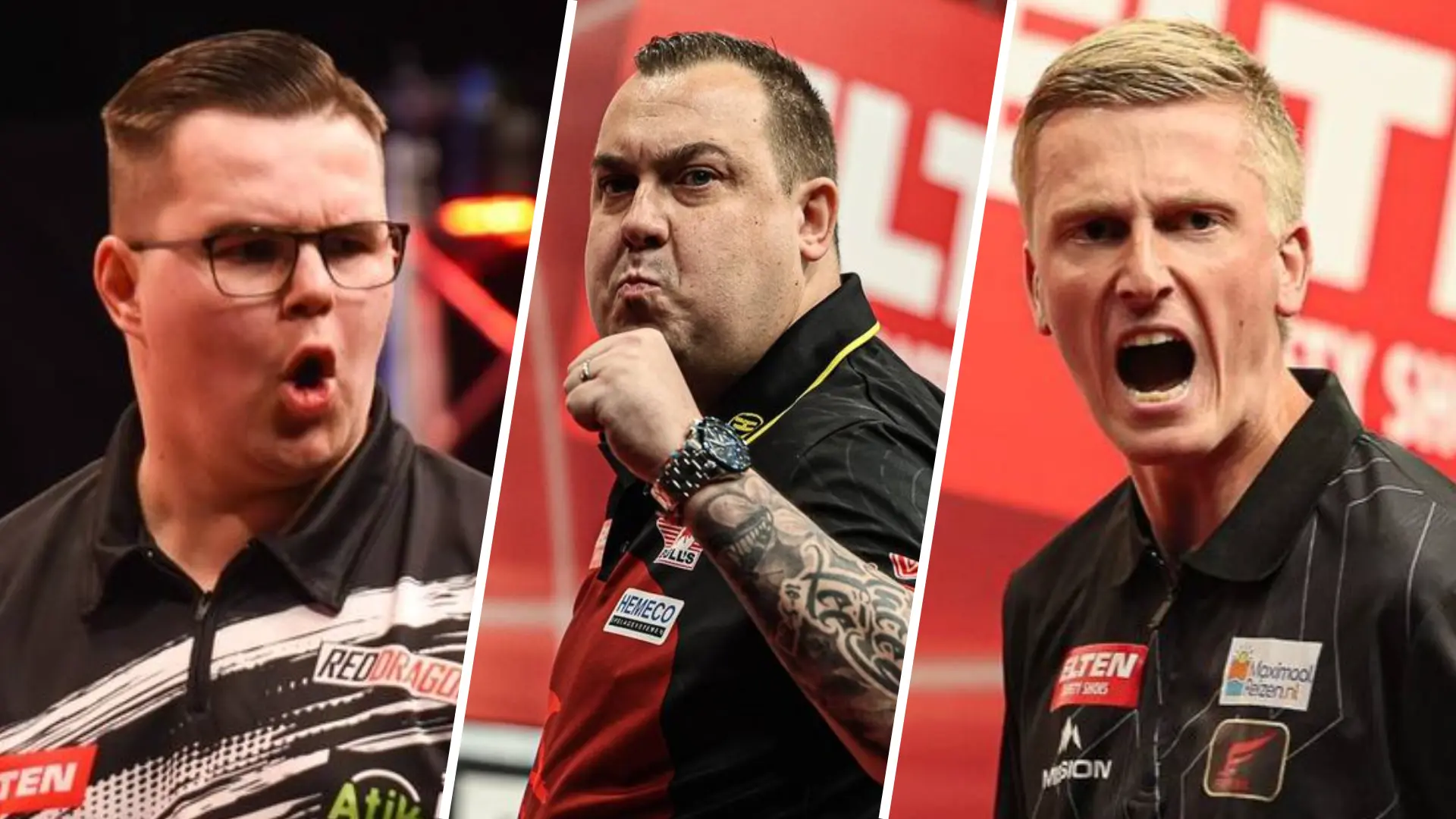 Speelschema zaterdagmiddag op Baltic Sea Darts Open - Met 3 Nederlanders en 2 Belgen die strijden voor plaats bij de laatste 16