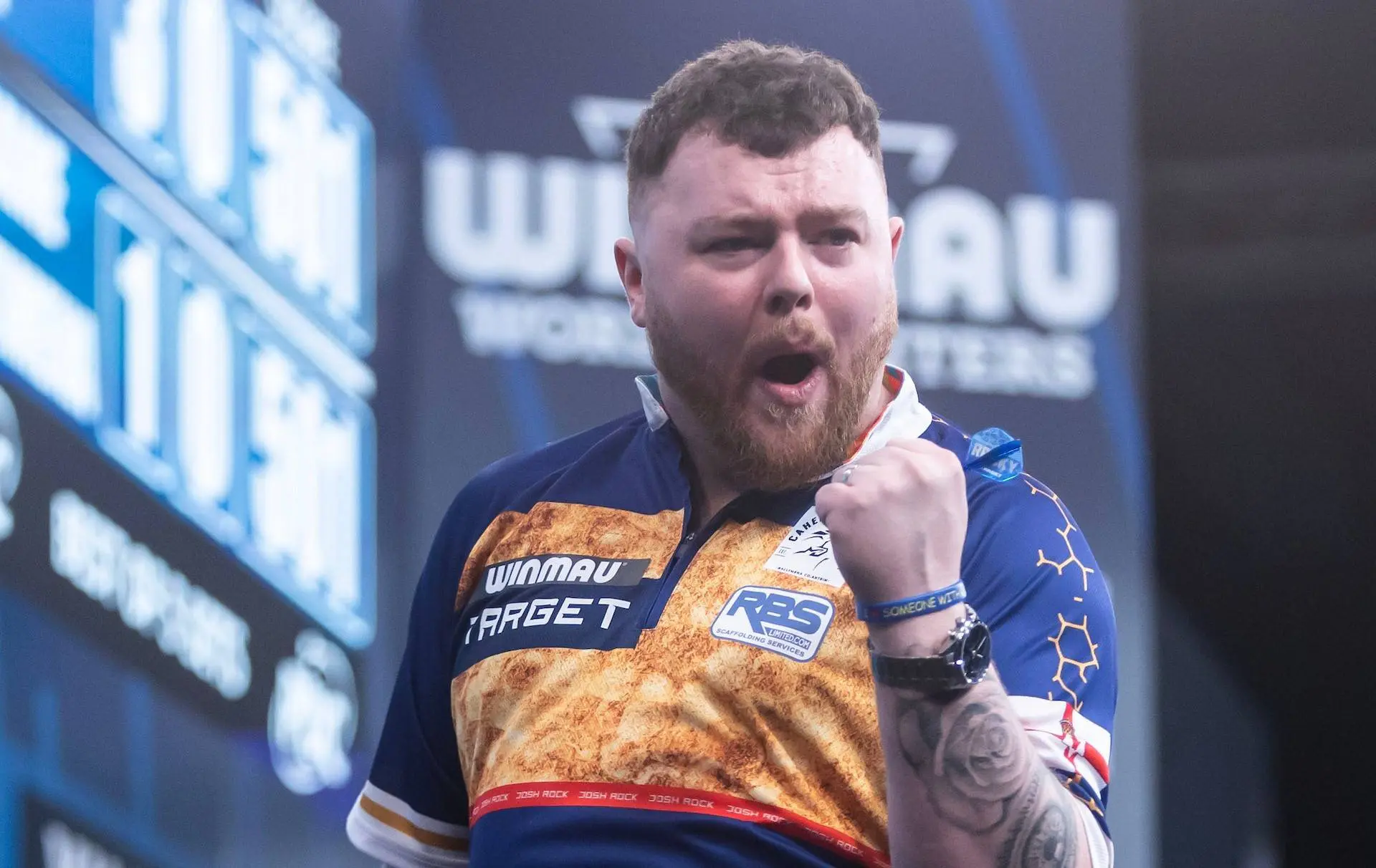VIDEO: Josh Rock gooit negendarter tijdens openingspartij op Players Championship 20