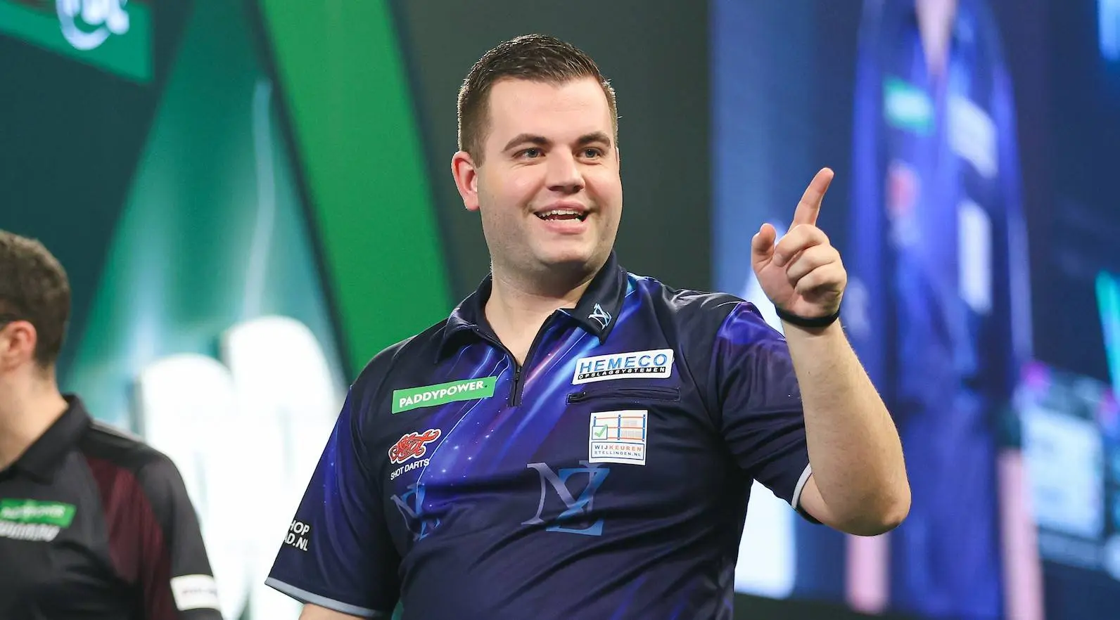 Niels Zonneveld op het voorbije WK Darts