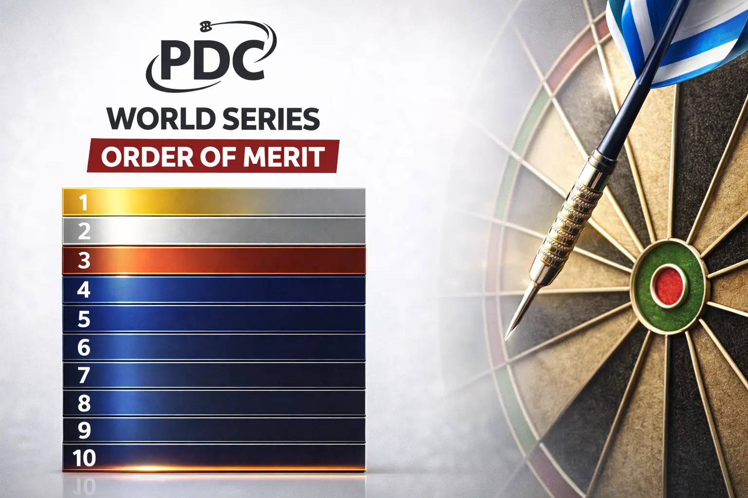 Order of Merit World Series of Darts 2026 - Stand na US Darts Masters: Van Gerwen behoudt koppositie ondanks afwezigheid in New York