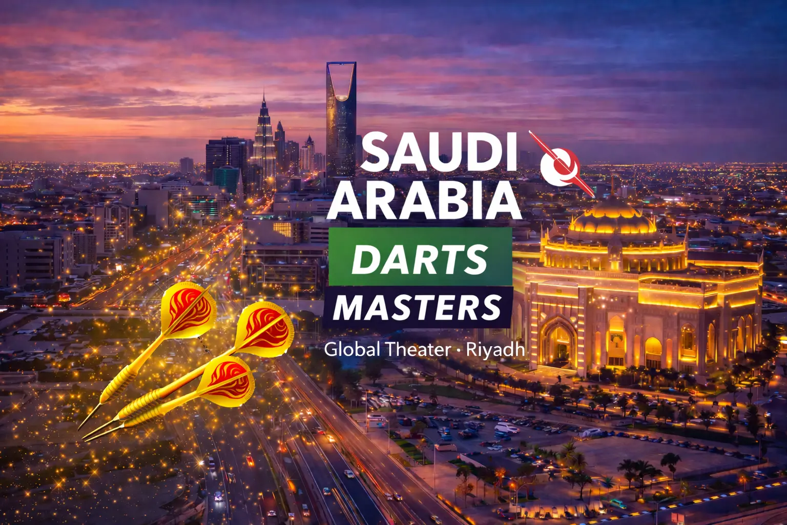 Saudi Darts Masters 2026 live op TV kijken: alle uitzendtijden op een rij