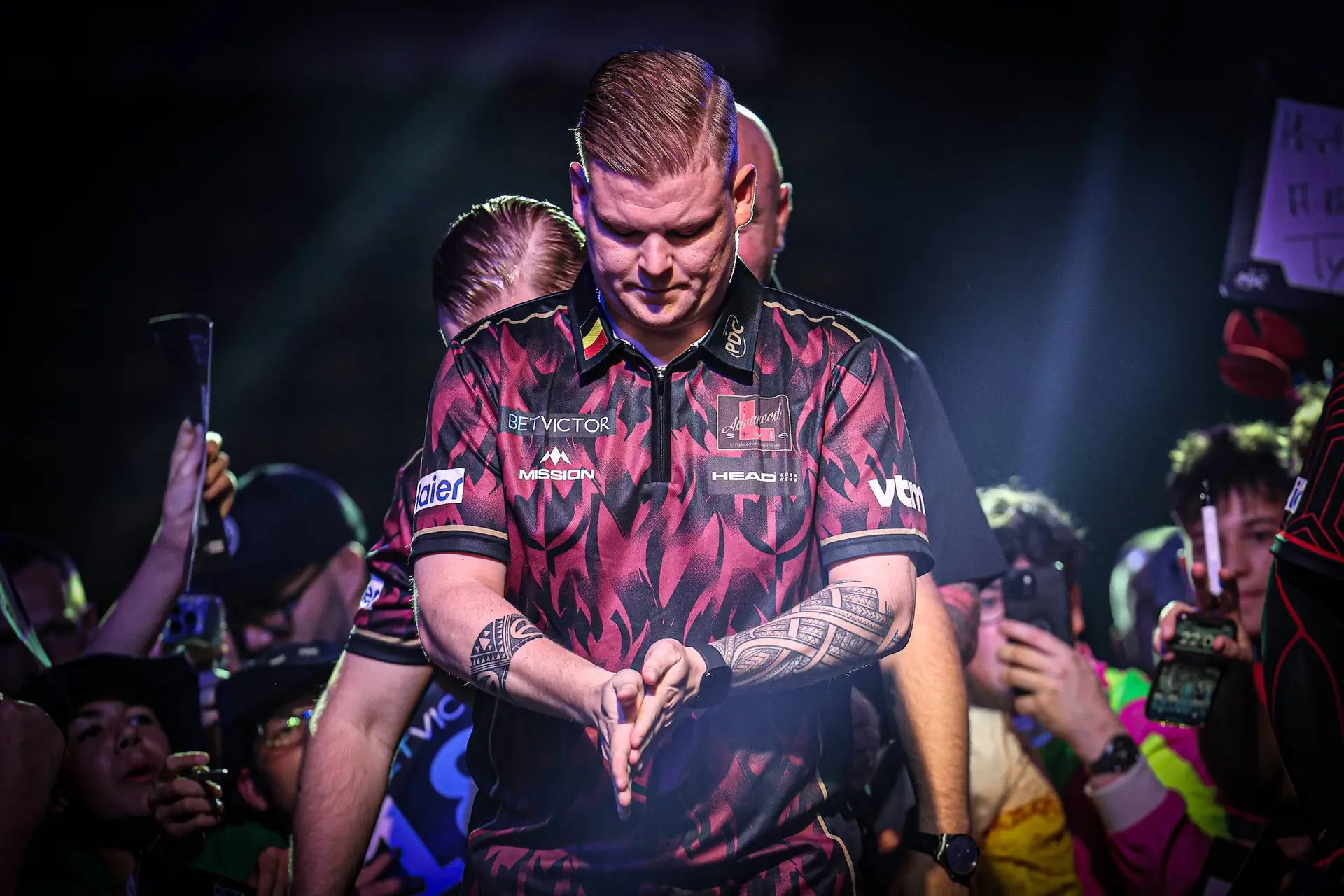 Mike De Decker vertegenwoordigde België op de World Cup of Darts