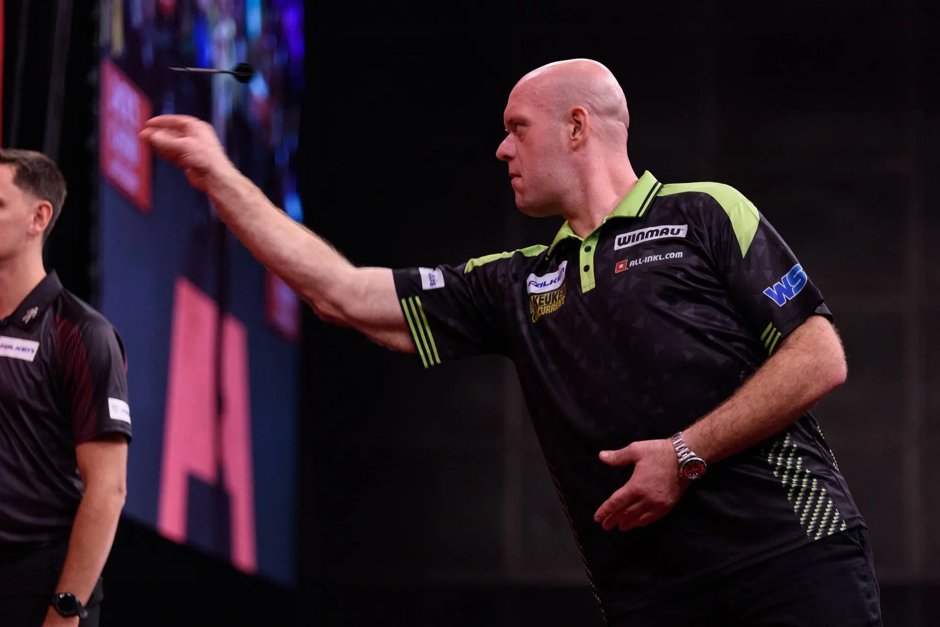 Michael van Gerwen in actie.
