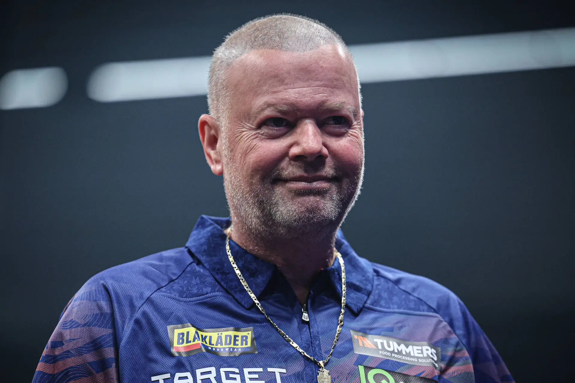 Raymond van Barneveld op het podium