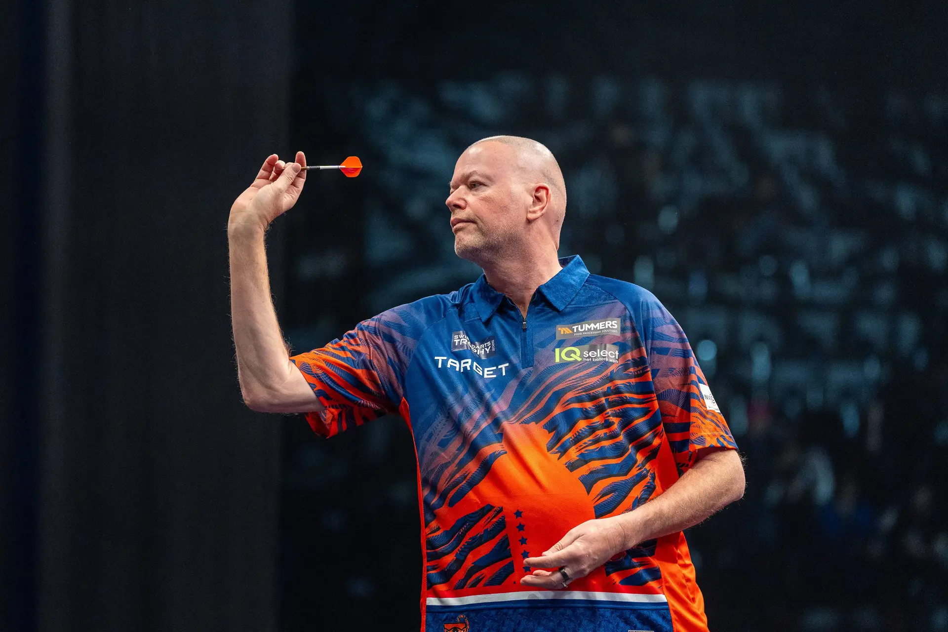 Raymond van Barneveld in actie