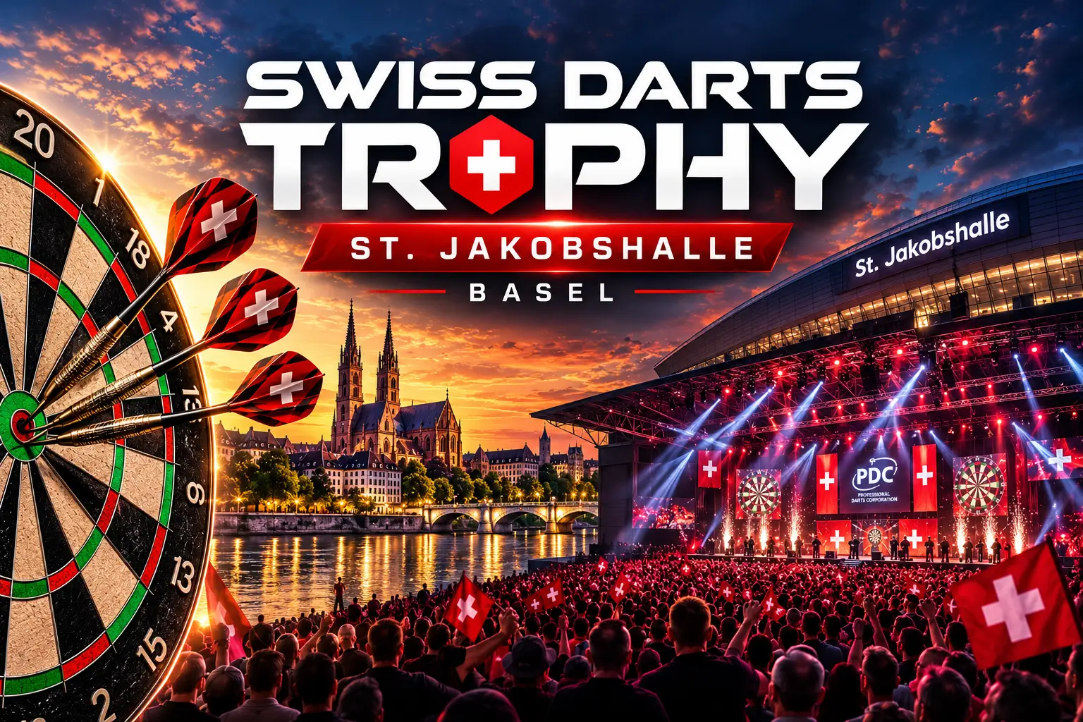 Zwitsers Dartspektakel in Basel