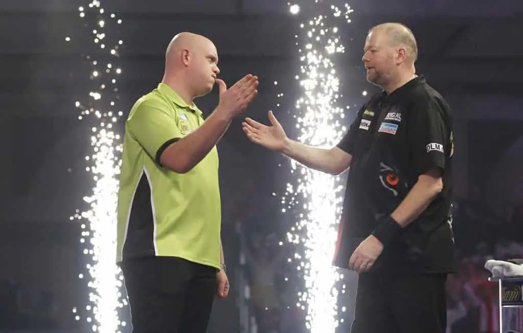 Dit zijn de top-10 hoogste wedstrijdgemiddeldes op het WK Darts (1994-2023)