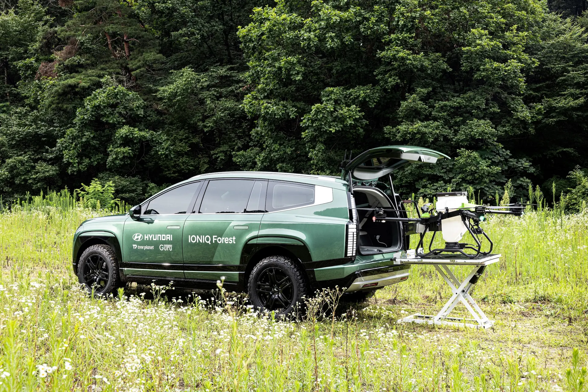 01 ioniq 9 seed ball drone station