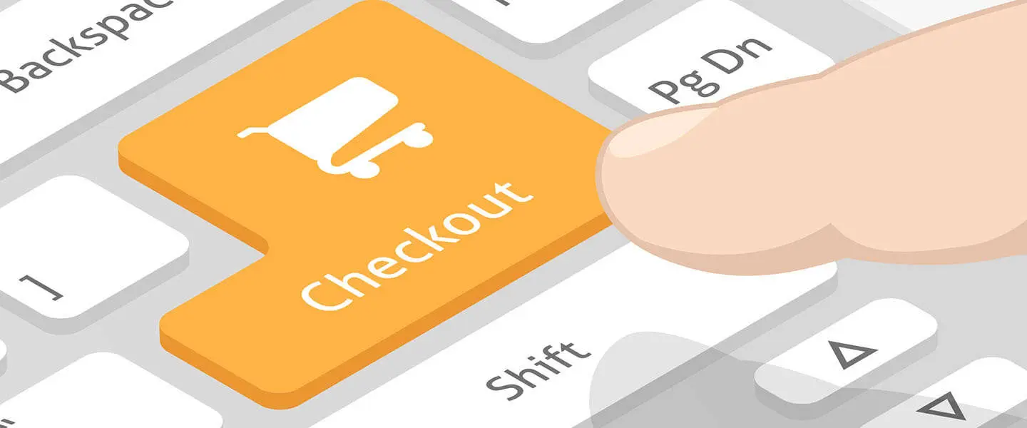 checkout button