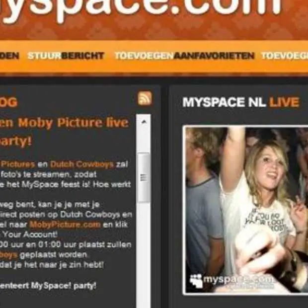 fotoverslag van het myspace live event