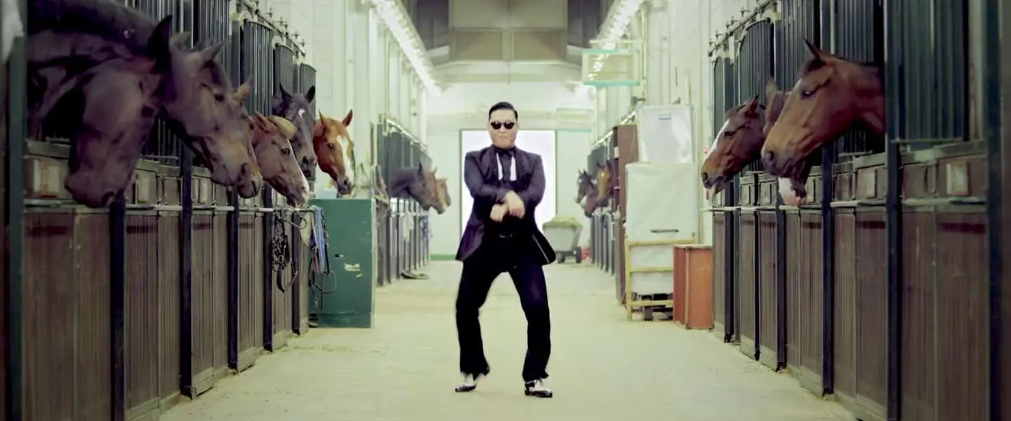gangnam style youtube kroon kwijt
