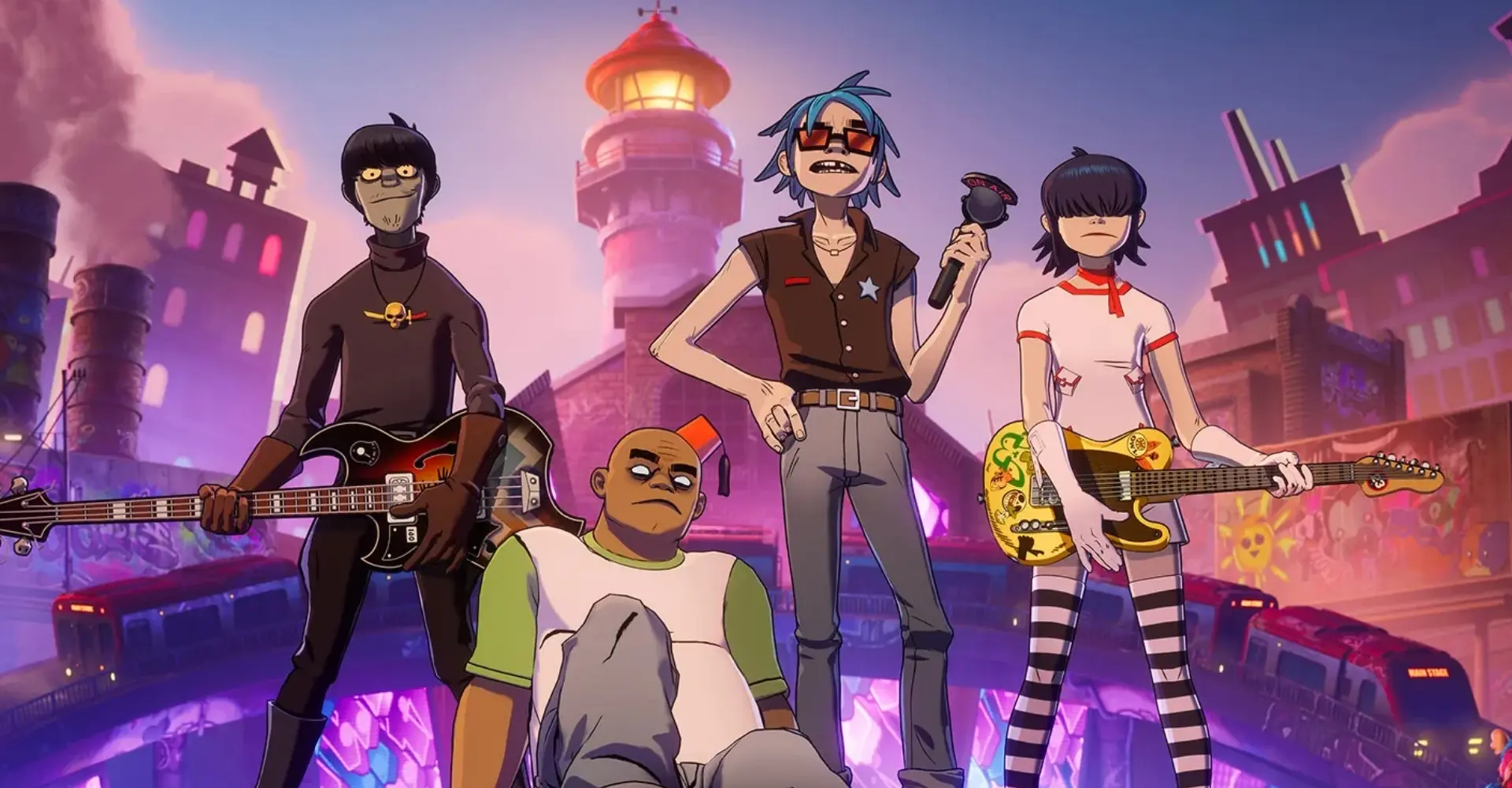 De Gorillaz stormen Fortnite binnen in nieuw Fortnite Festival
