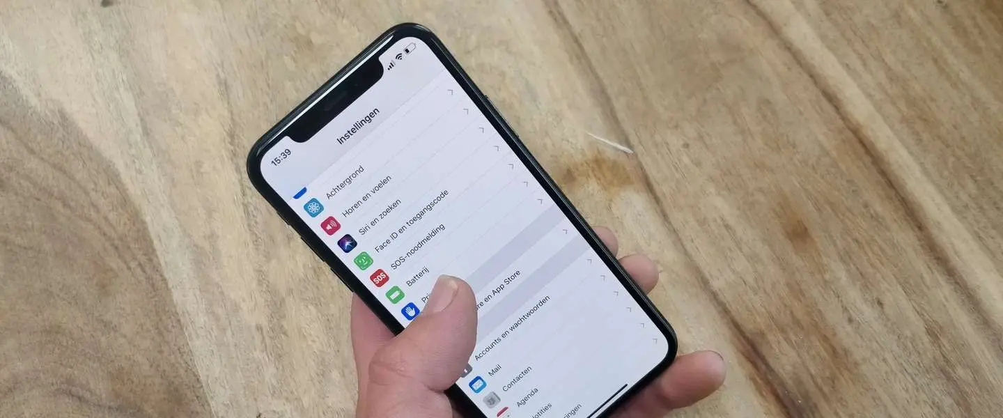 iphone aanraakloos