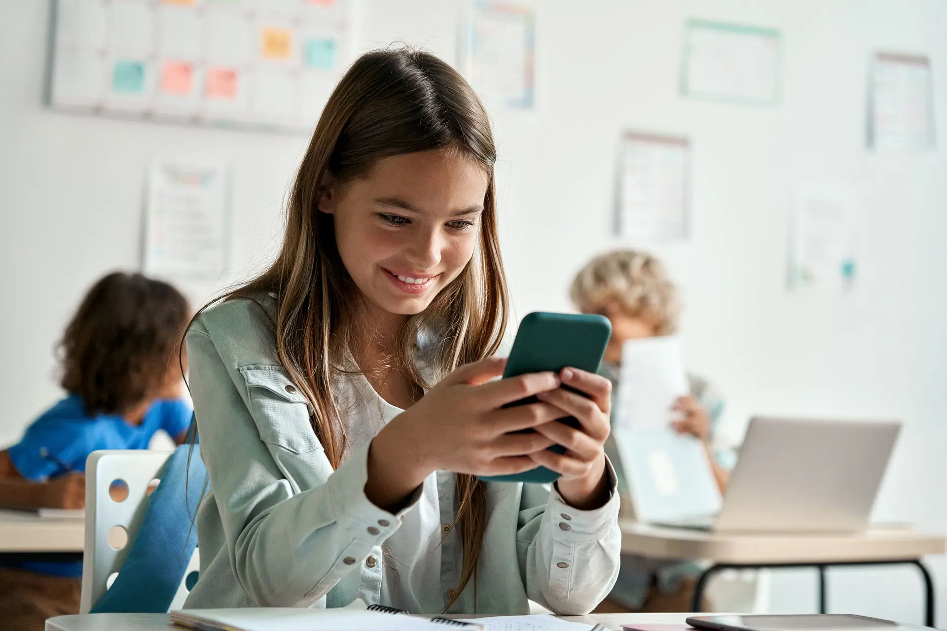 kids on mobile